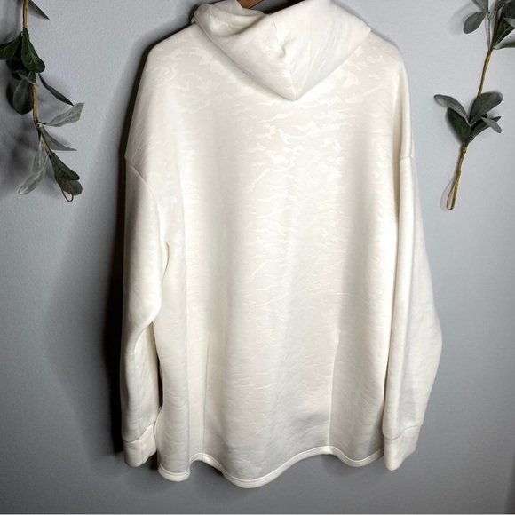 Fabletics White Camo Cowl Neck Pullover - Picture 4 of 4